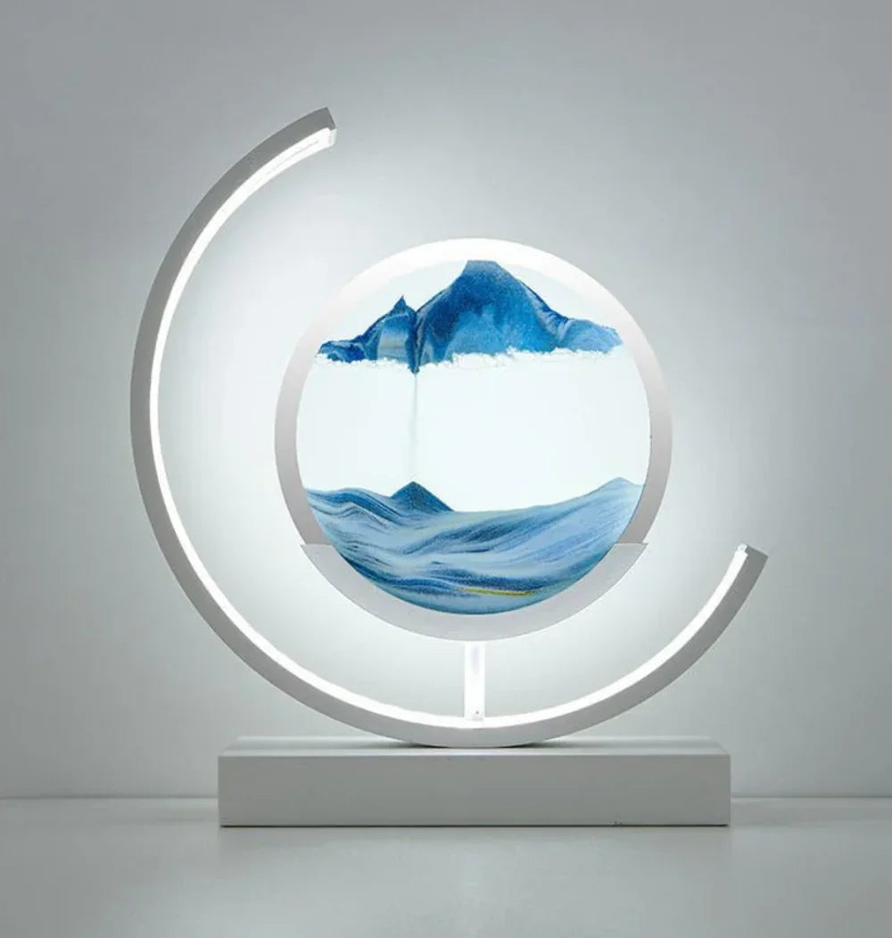 Beruhigende Sandlandschaft Lampe - Natürliche Atmosphäre und Entspannung