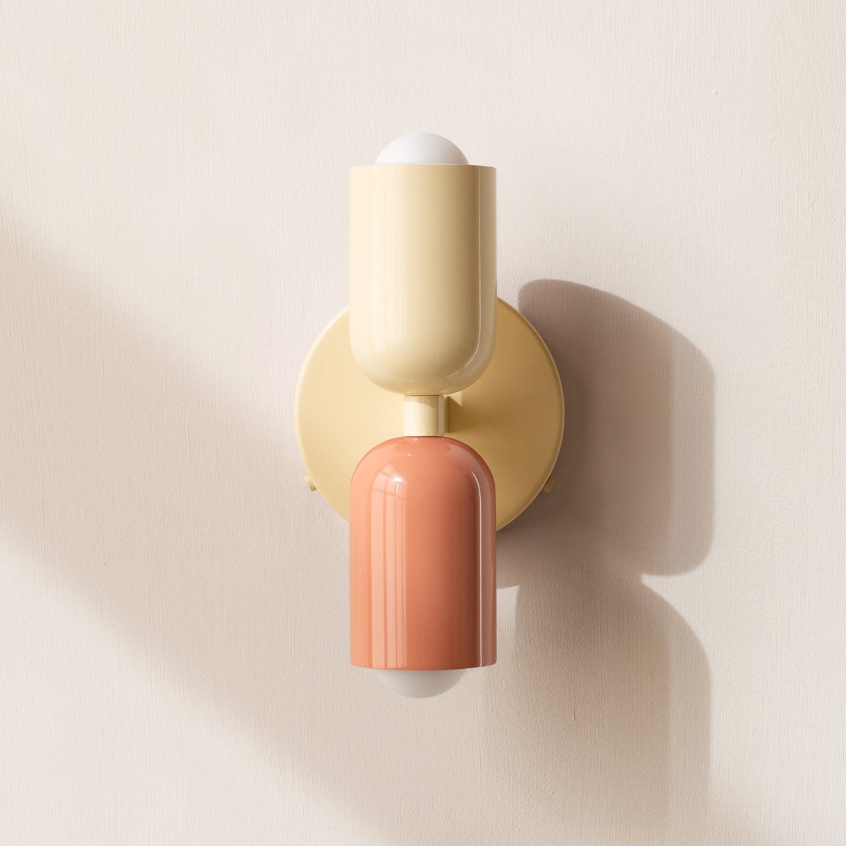 Nordic Energiesparende LED Wandleuchte mit Zwei Köpfen aus Edelstahl