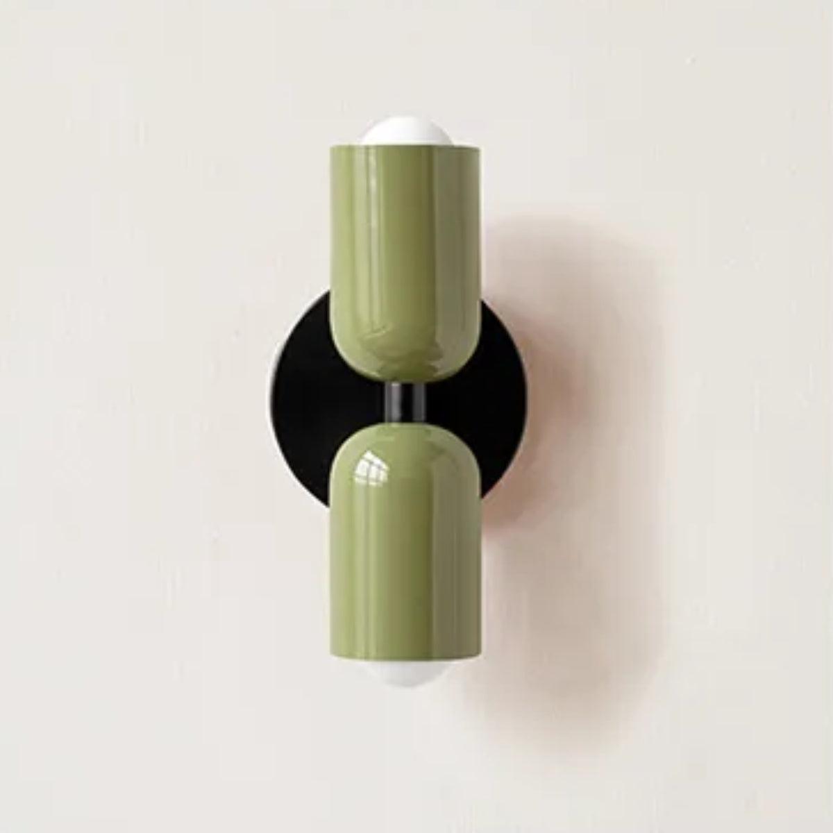 Doppelte Wandleuchte im skandinavischen Stil Glas