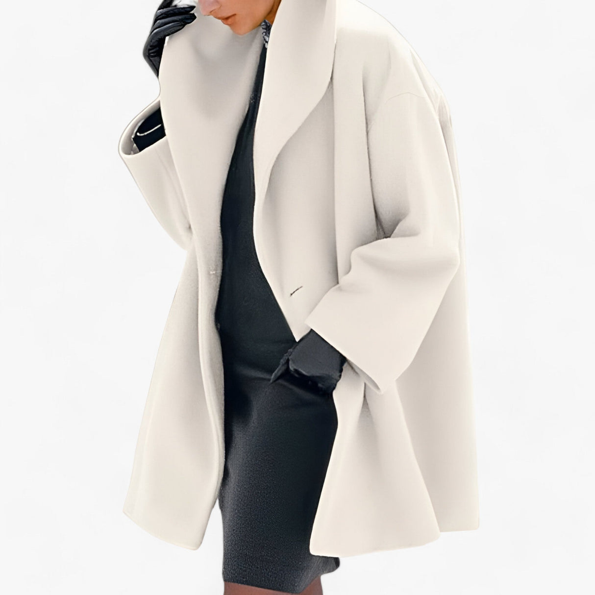 ArcticGrace - Damen Woll-Trenchcoat