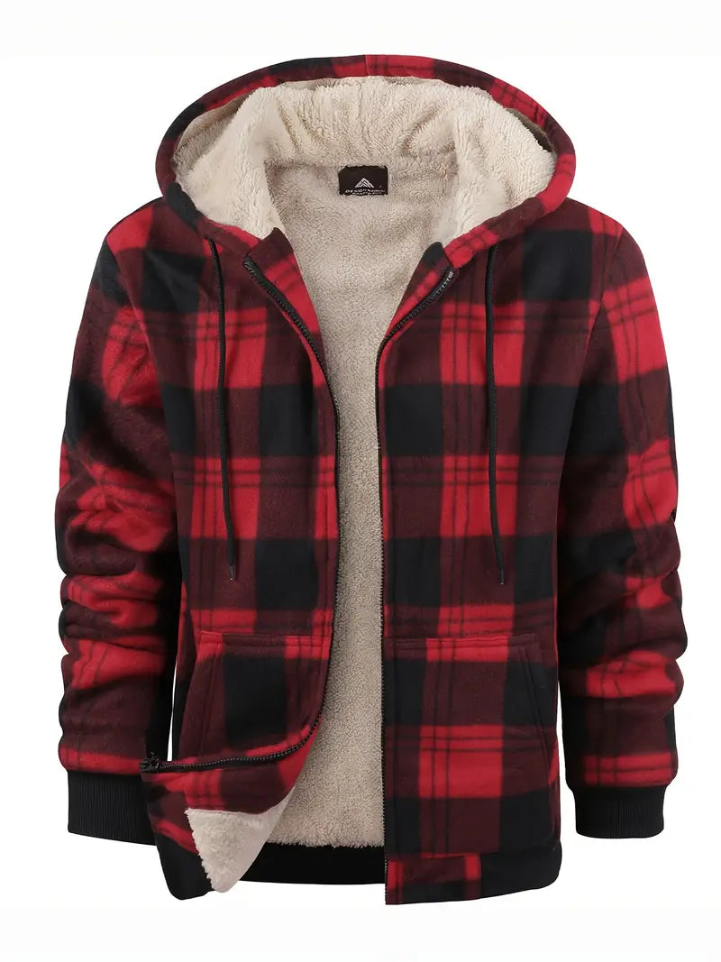 PolarFleece - Herren Winterjacke mit warmem Fleece-Futter
