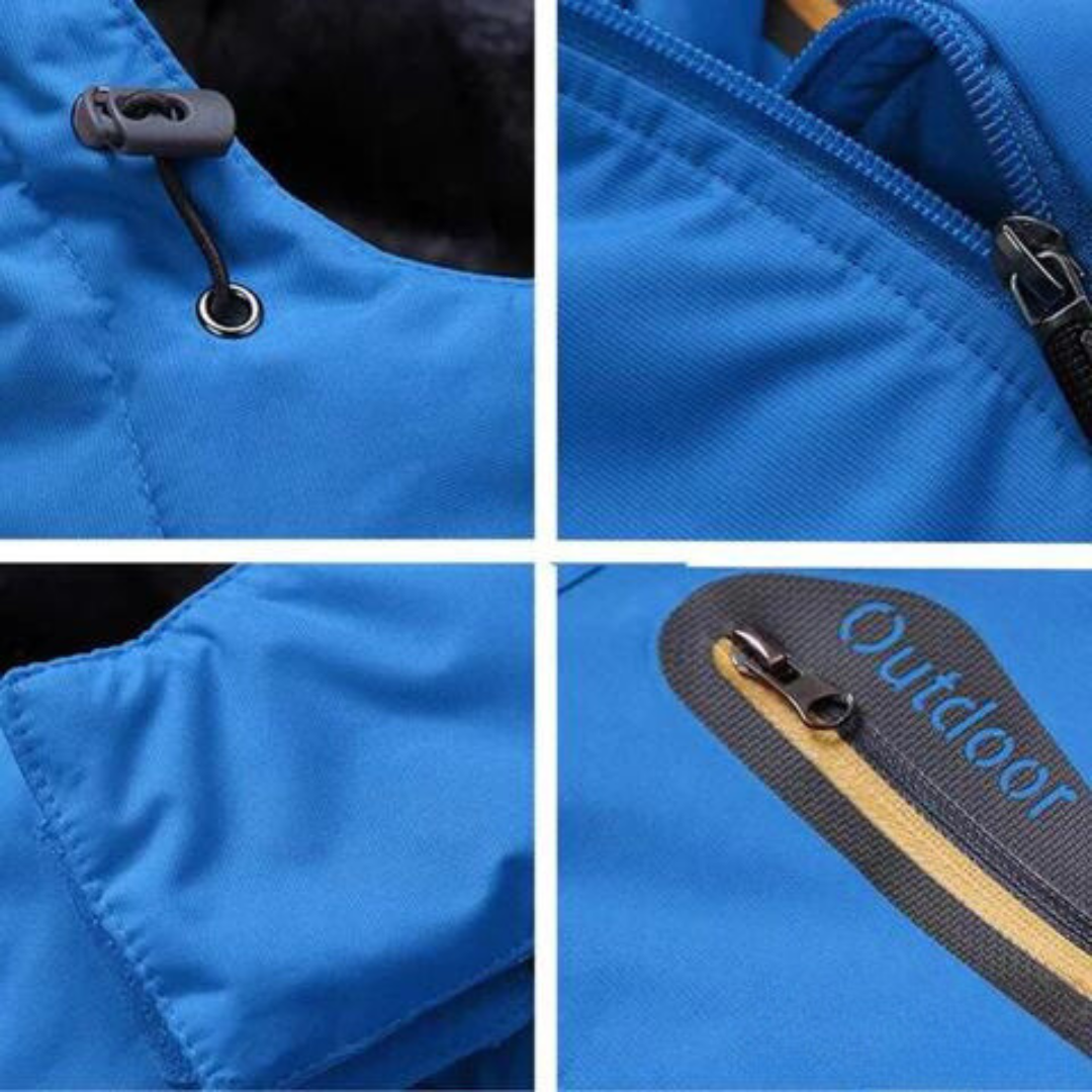 ArcticFleece - Warme Fleece-Winterjacke für Männer mit luxuriöser Kunstfell-Fütterung