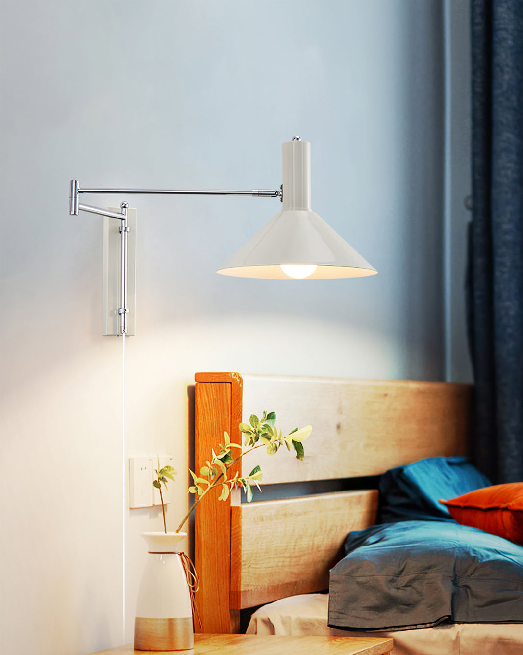 Verstellbare Minimalistische Wandleuchte für Schlafzimmer und Wohnzimmer