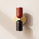 Nordic Energiesparende LED Wandleuchte mit Zwei Köpfen aus Edelstahl