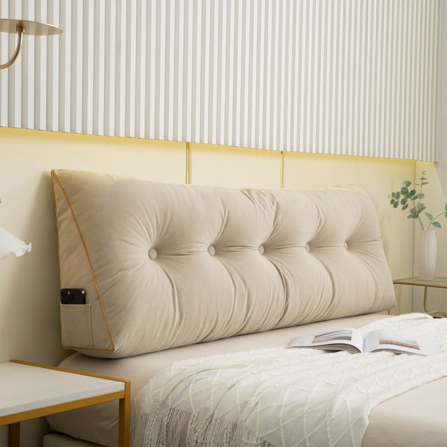 Ergonomisches Luxus-Keilkissen für Rückenunterstützung