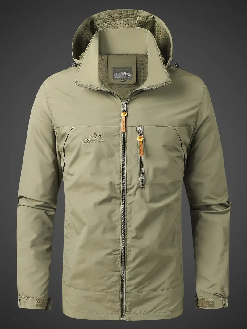 TerraGuard - Herren wasserdichte und winddichte Outdoor-Jacke