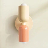 Doppelte Wandleuchte im skandinavischen Stil Glas