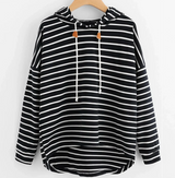 Jeni - Gestreifter Hoodie