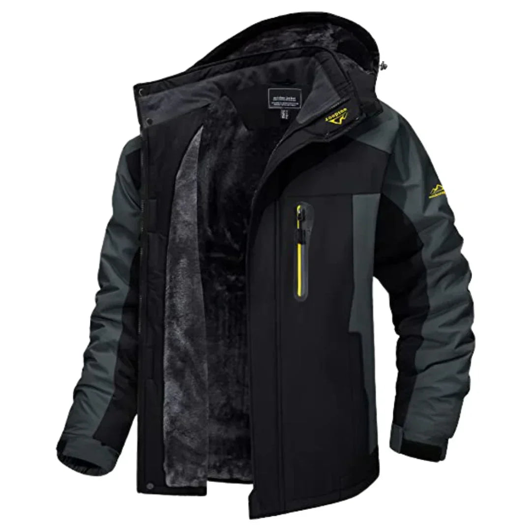 ArcticFleece - Warme Fleece-Winterjacke für Männer mit luxuriöser Kunstfell-Fütterung