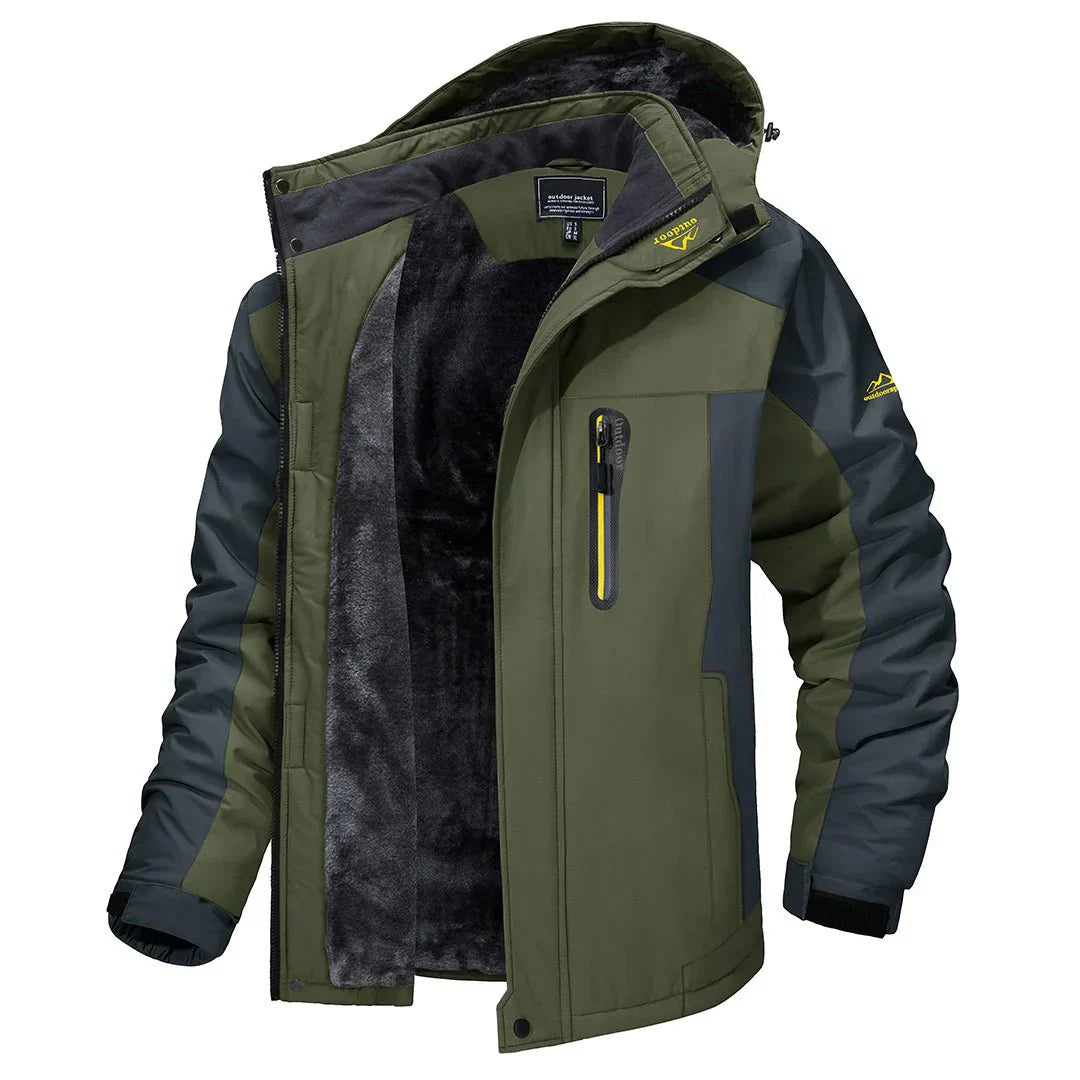 ArcticFleece - Warme Fleece-Winterjacke für Männer mit luxuriöser Kunstfell-Fütterung