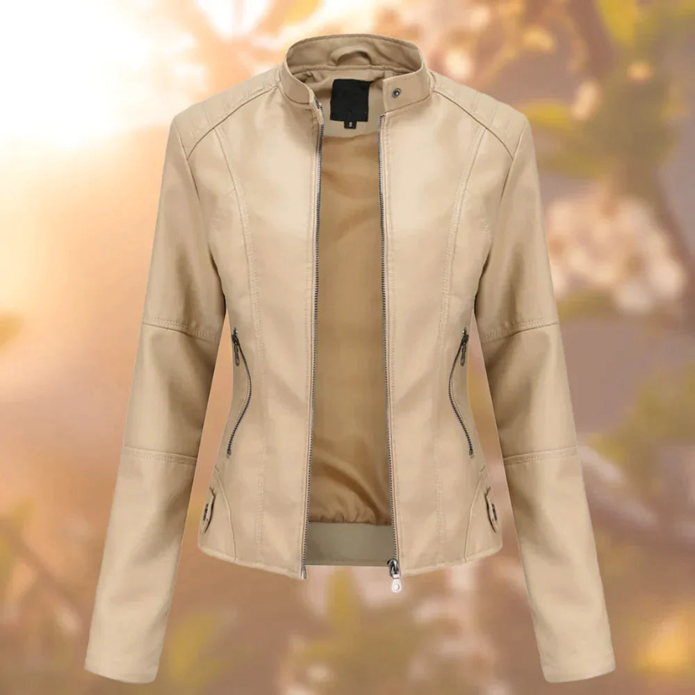 VeroVibe Lederjacke - Stilvoll und Robust für Jede Gelegenheit für Frauen