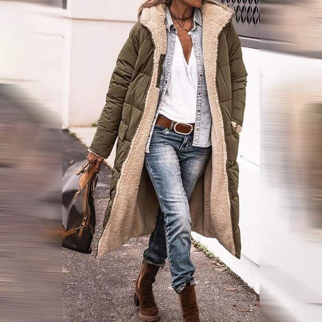 Alara - Lange und elegante Winterjacke für Frauen