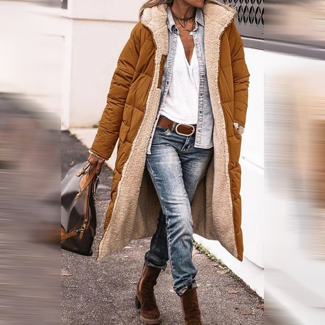 Alara - Lange und elegante Winterjacke für Frauen