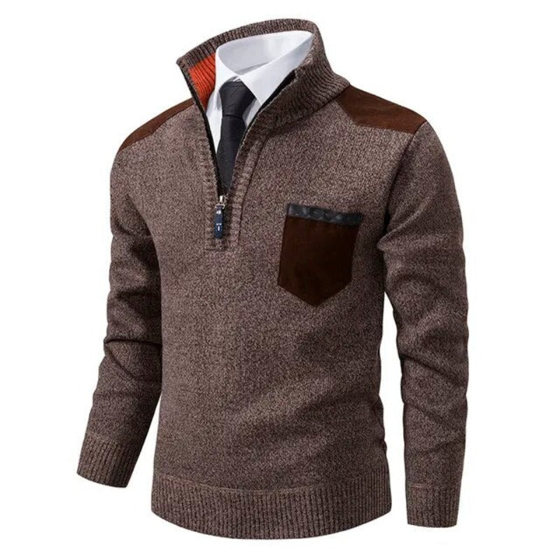 Lucas - Eleganter und warmer Kaschmirpullover für Herren