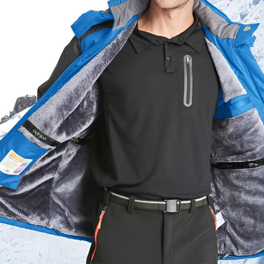 ArcticFleece - Warme Fleece-Winterjacke für Männer mit luxuriöser Kunstfell-Fütterung