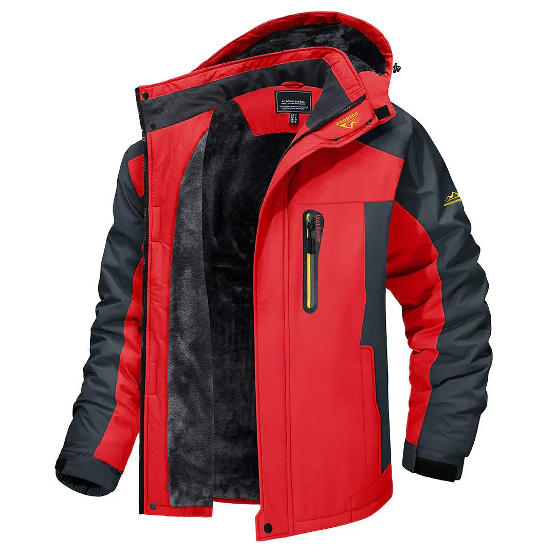 ArcticFleece - Warme Fleece-Winterjacke für Männer mit luxuriöser Kunstfell-Fütterung