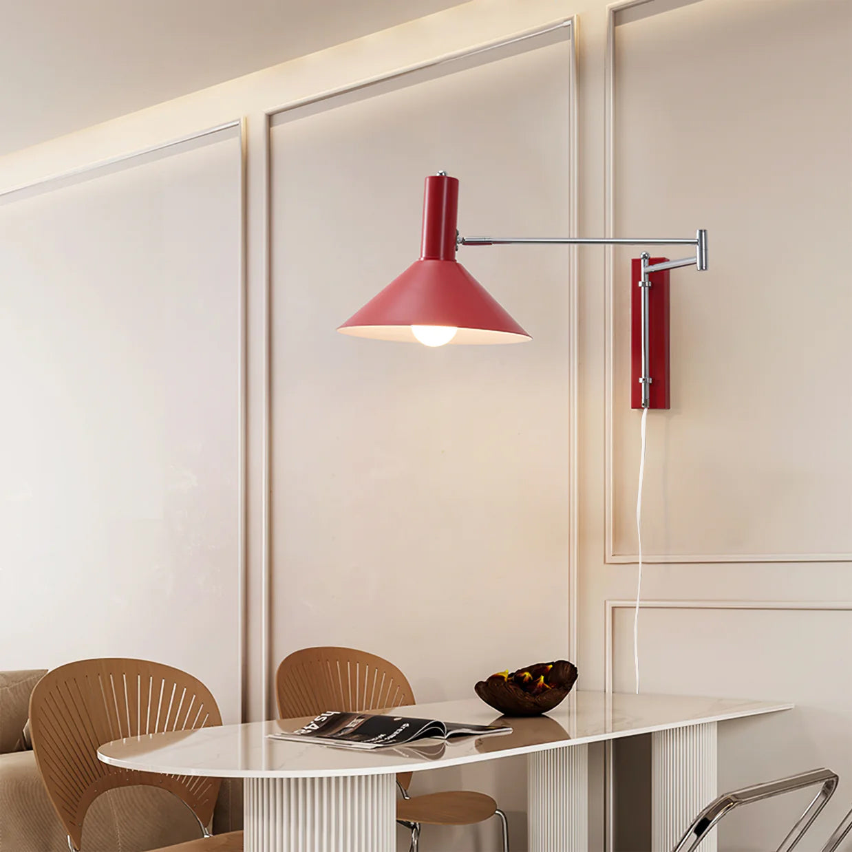 Verstellbare Minimalistische Wandleuchte für Schlafzimmer und Wohnzimmer