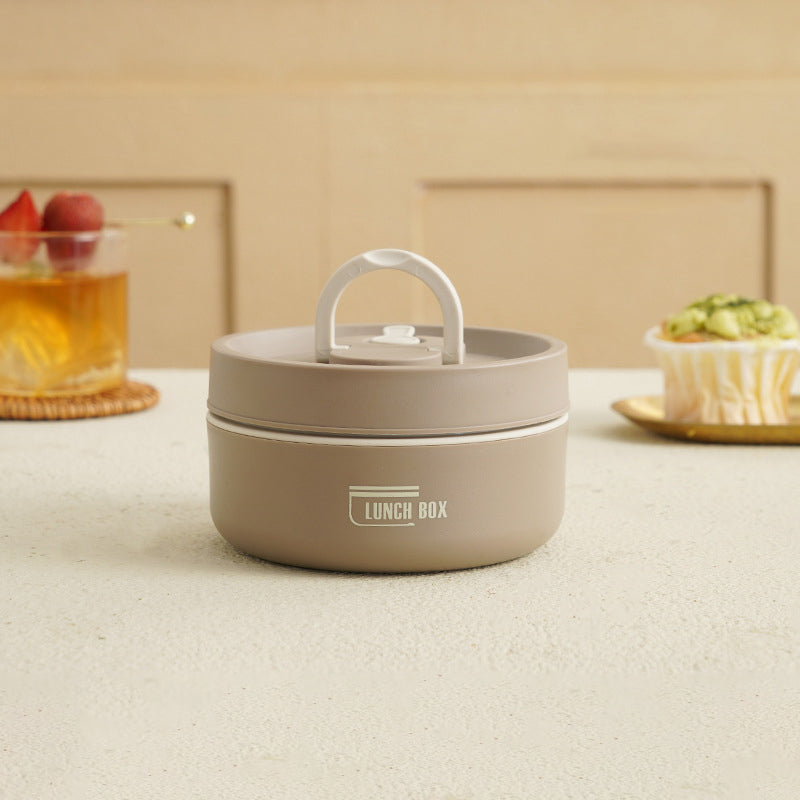 Mehrlagige isolierte Lunchbox mit Tragetasche – Auslaufsicher, Edelstahl, hält Speisen stundenlang warm oder kalt, ideal für Schule, Arbeit und unterwegs