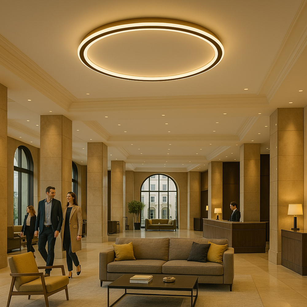 Moderne skandinavische LED-Deckenleuchte - Dimmbare, energieeffiziente und stilvolle Beleuchtung für Wohnzimmer, Esszimmer und Flur