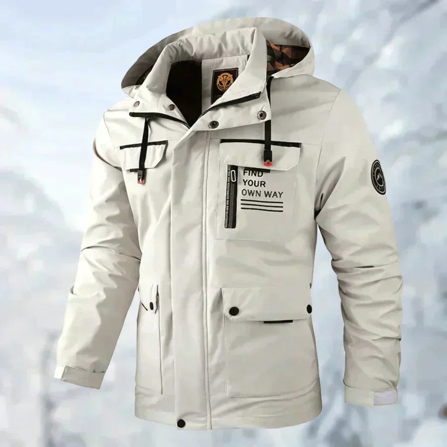 AlpineGuard - Warme und wasserdichte Skijacke für Männer