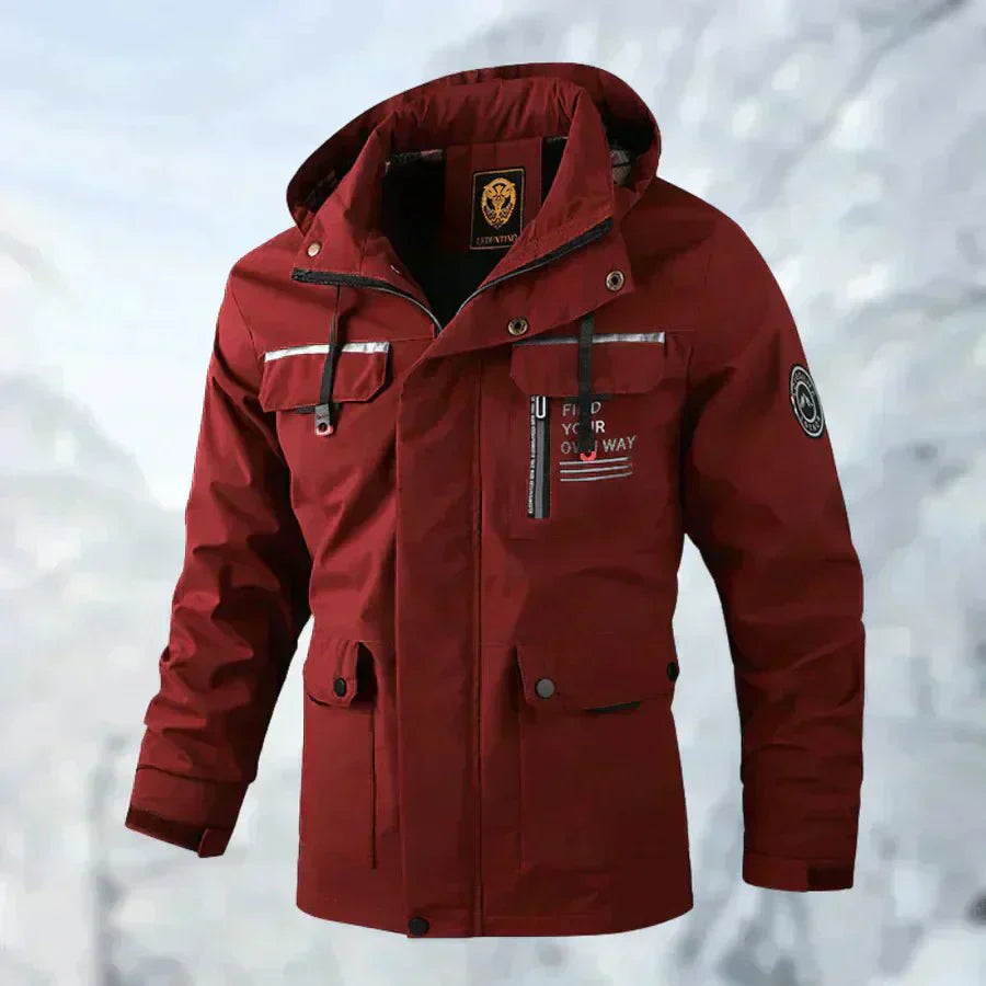 AlpineGuard - Warme und wasserdichte Skijacke für Männer