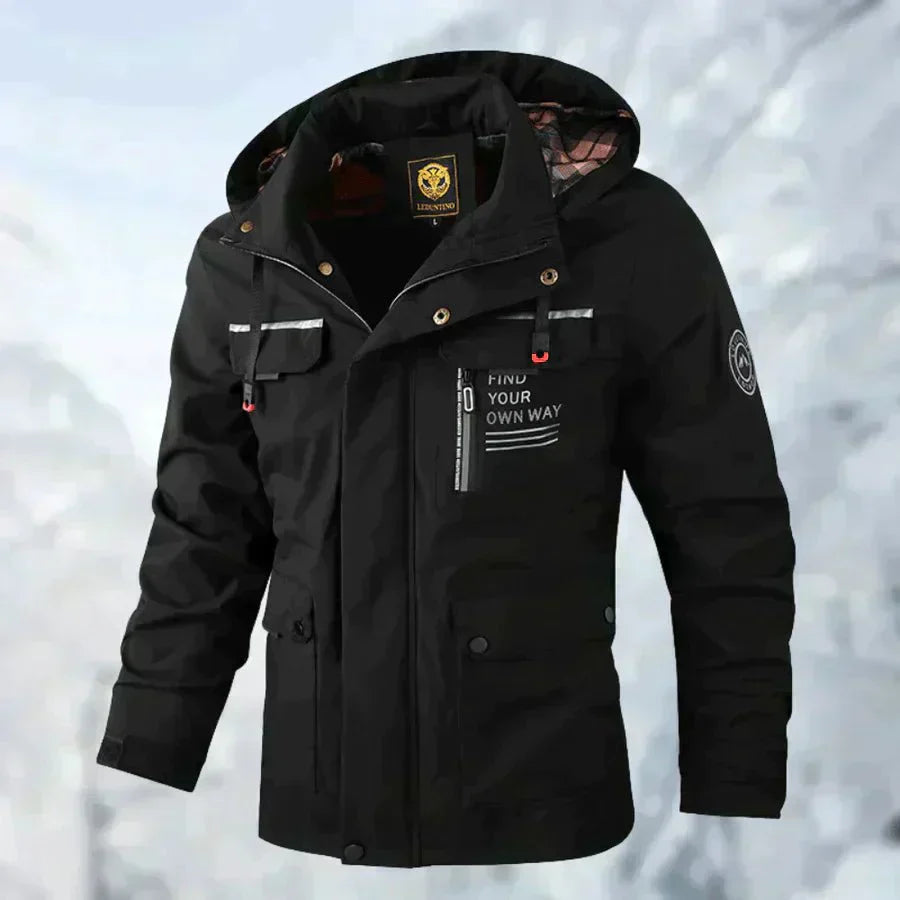 AlpineGuard - Warme und wasserdichte Skijacke für Männer