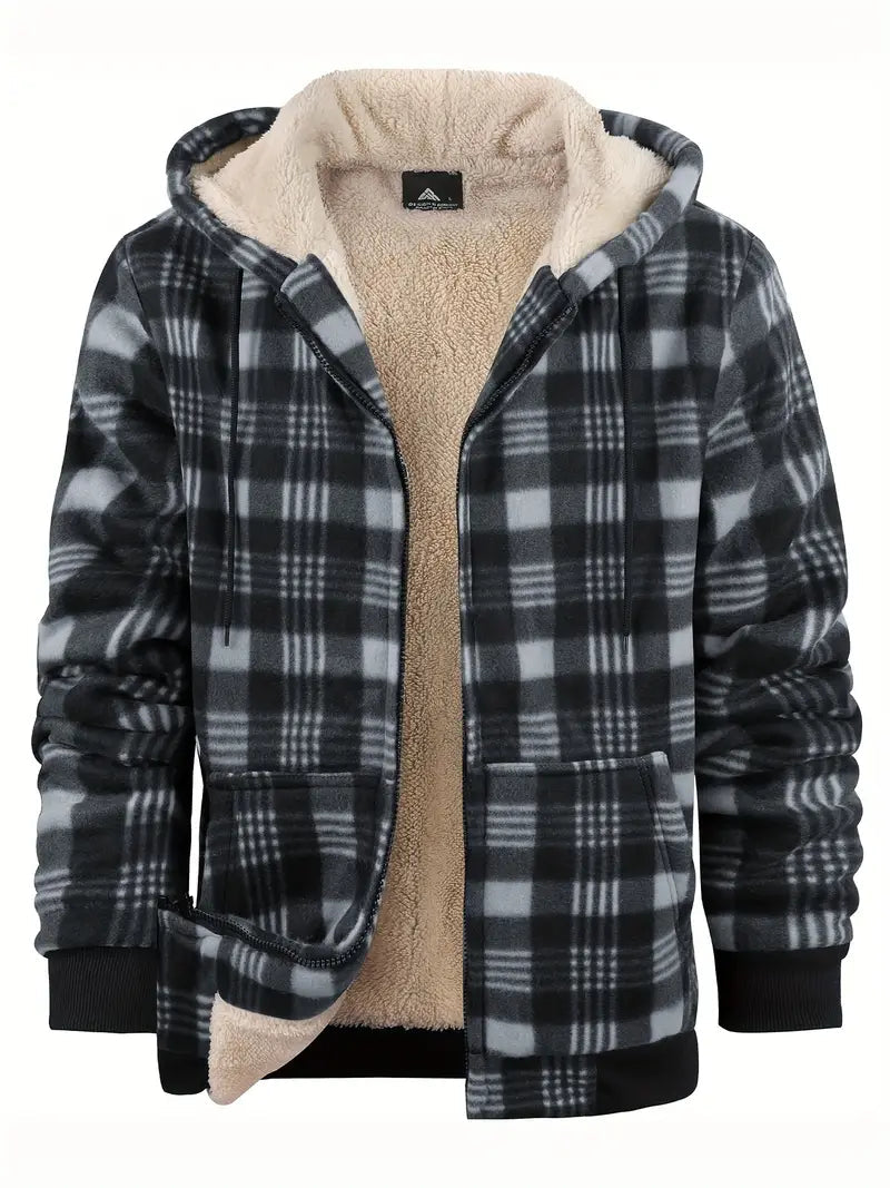 PolarFleece - Herren Winterjacke mit warmem Fleece-Futter