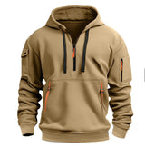 ActiveEase - Stilvolle Herren Hoodie mit halbem Reißverschluss