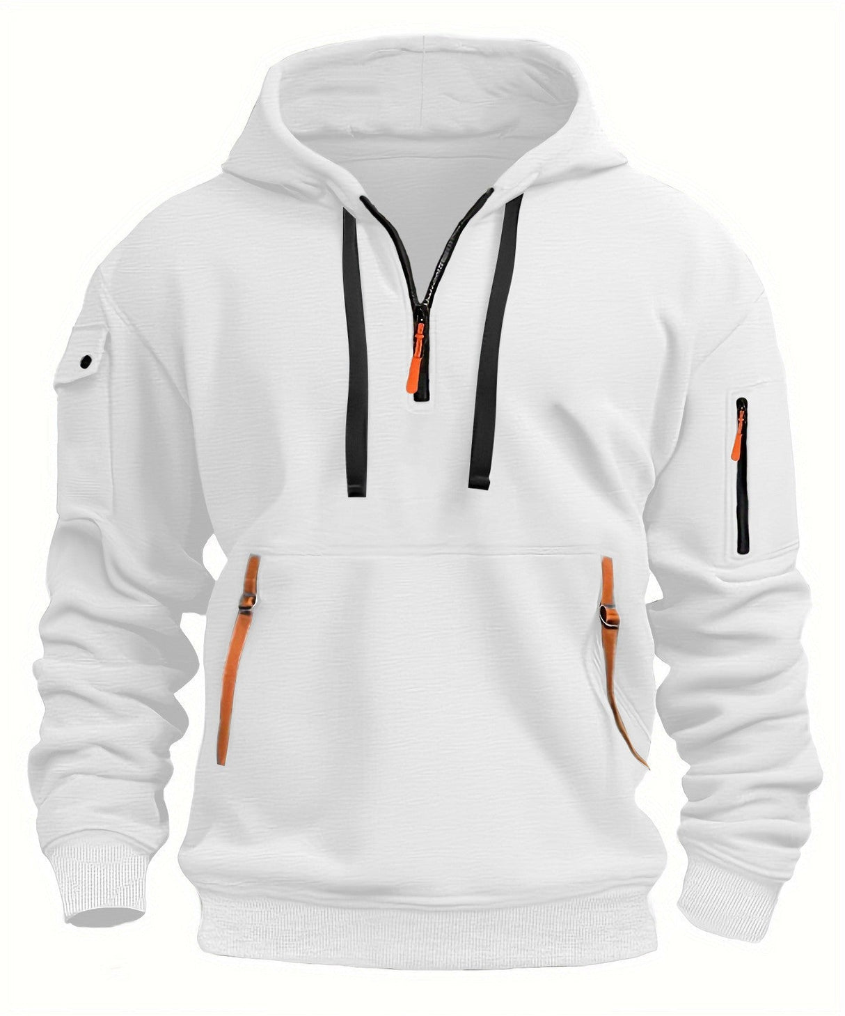 ActiveEase - Stilvolle Herren Hoodie mit halbem Reißverschluss