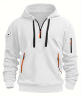 ActiveEase - Stilvolle Herren Hoodie mit halbem Reißverschluss