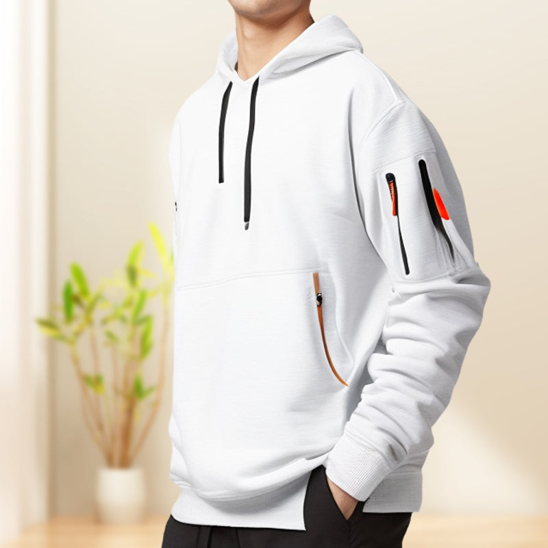 ActiveEase - Stilvolle Herren Hoodie mit halbem Reißverschluss